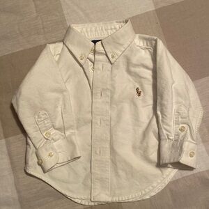 White Ralph Lauren button down